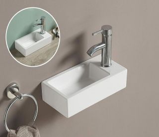 Раковина-чаша CeramaLux 9272L белая 36.5 см